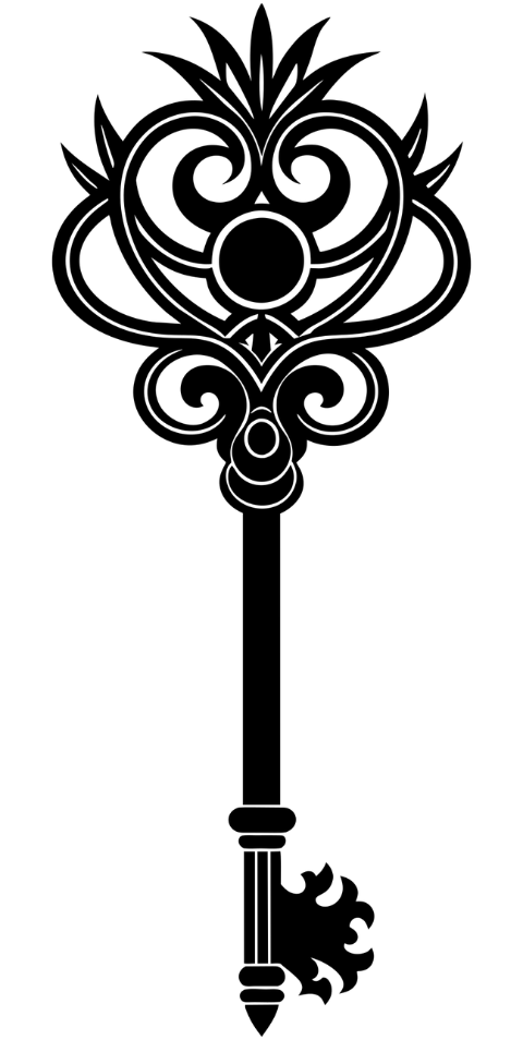ai-generated-key-lock-silhouette-8821509