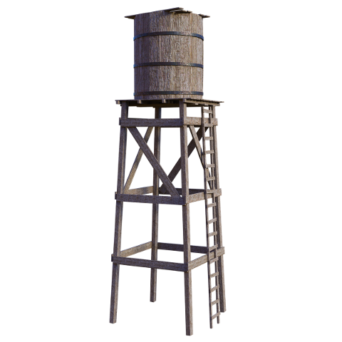 water-tower-ladder-water-wooden-5004289