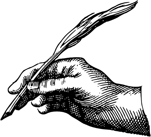 hand-draw-write-line-art-quill-7272787