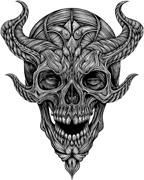 ai-generated-skull-head-demon-8919379