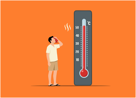 heat-summer-thermometer-man-sweat-10363098