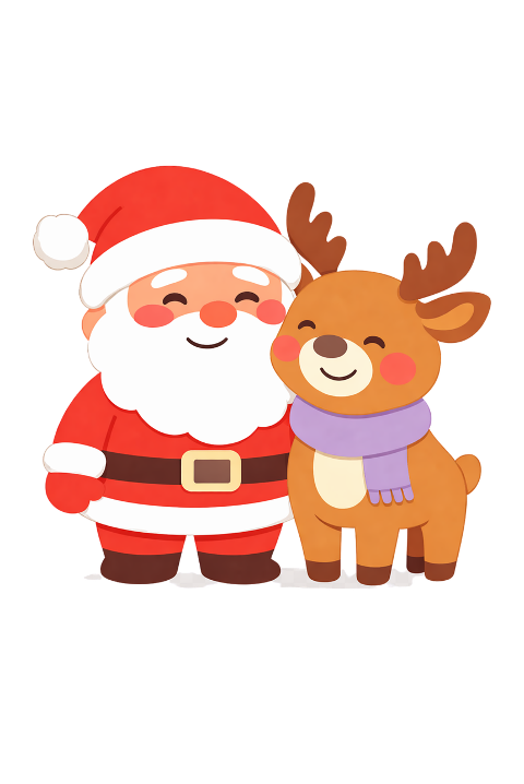 santa-claus-cartoon-reindeer-10020194