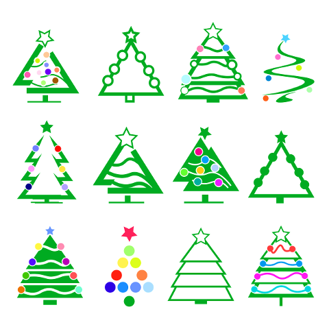 christmas-trees-decoration-stars-7346788