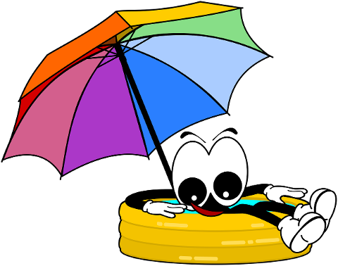 cartoon-umbrella-pool-10345944