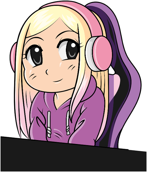 woman-blonde-gamer-fun-chibi-7646421