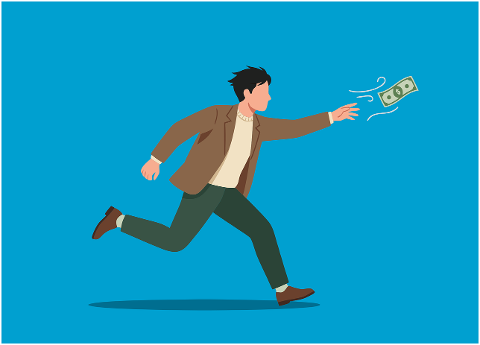 money-man-running-catching-10229047