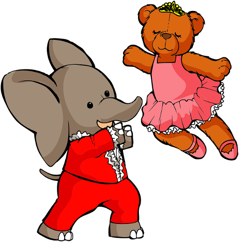 bear-elephant-ballet-cartoon-9680890