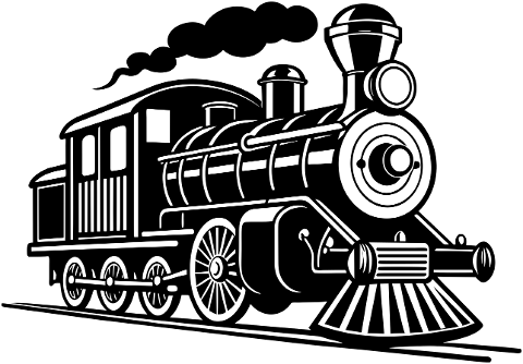train-locomotive-line-art-rail-8746636