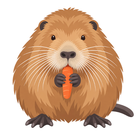 beaver-cute-carrot-forest-animal-10484971
