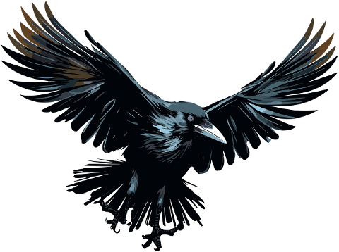 bird-raven-black-ai-generated-8291260