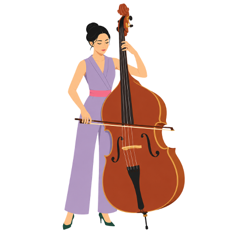 double-bass-musician-woman-bow-10442284