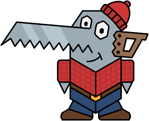 cartoon-saw-man-logger-tool-sharp-5330675