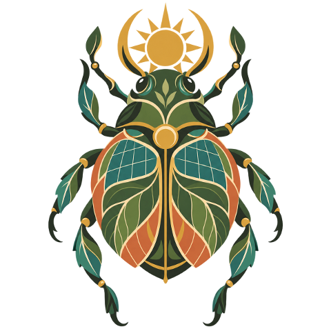 scarab-green-golden-nature-inspired-10487355