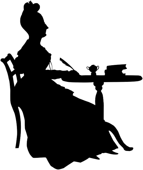 woman-profile-silhouette-desk-7330322