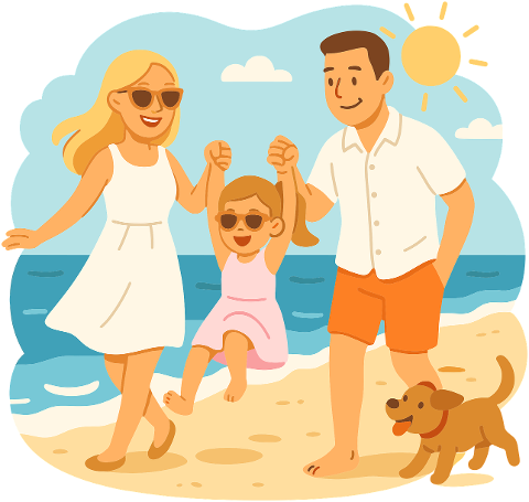 ai-generated-beach-family-mom-dad-9637279