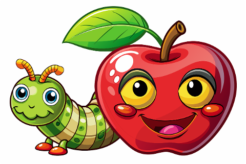ai-generated-apple-worm-caterpillar-8893908