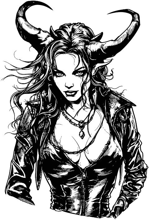 ai-generated-devil-black-outline-8899476