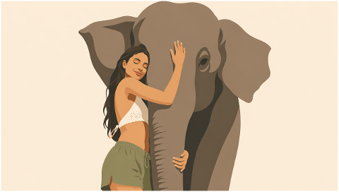 woman-elephant-nature-wildlife-10236826