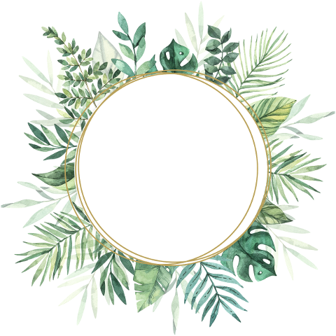 leaves-circle-frame-border-foliage-6556959