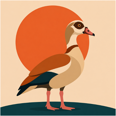 egyptian-goose-silhouette-wildlife-10251938