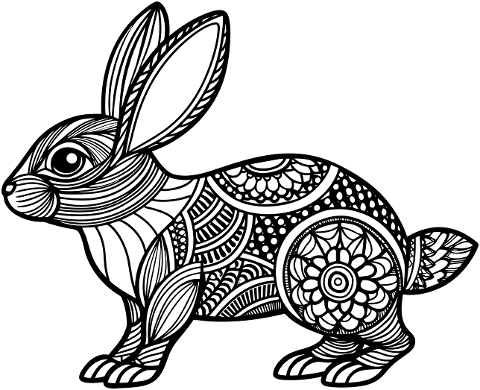 bunny-rabbit-animal-line-art-pet-8836711