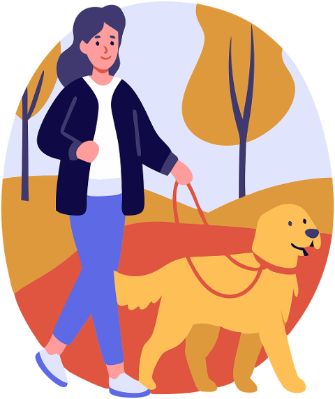stroll-dog-woman-pet-nature-park-9357371