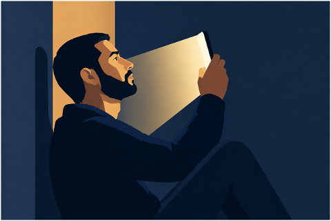 man-reading-light-darkness-10224744