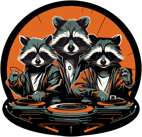 ai-generated-raccoons-djs-party-8288689