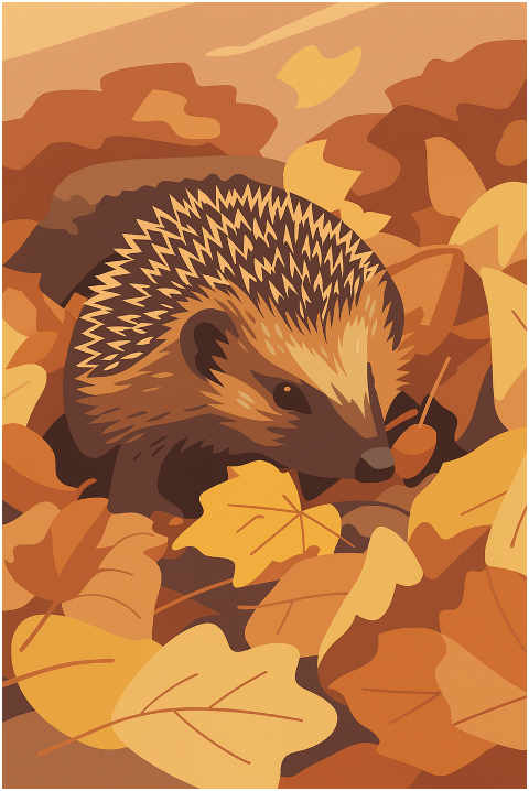hedgehog-autumn-leaves-forest-9913897