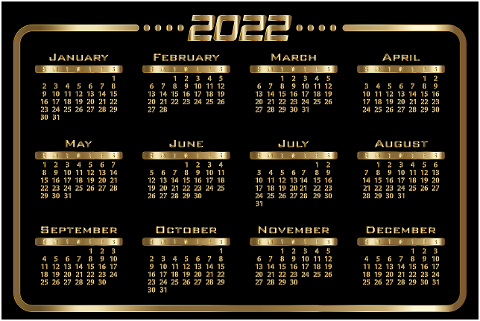 calendar-2022-year-time-typography-6940773