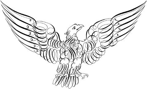 eagle-bird-line-art-flourish-5985387