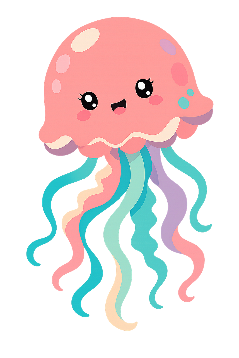 cute-jellyfish-cartoon-jellyfish-10301833