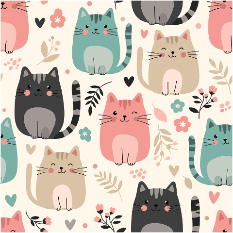 cute-cat-pattern-10126385