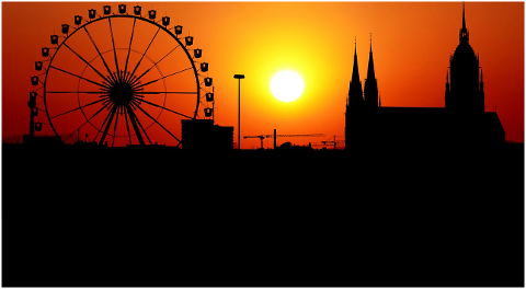 sunset-fair-ferris-wheel-tower-fun-4262486