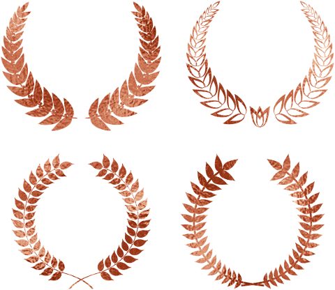 copper-laurels-wreaths-ribbon-4838685