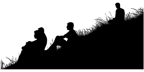 people-hillside-silhouette-7625904