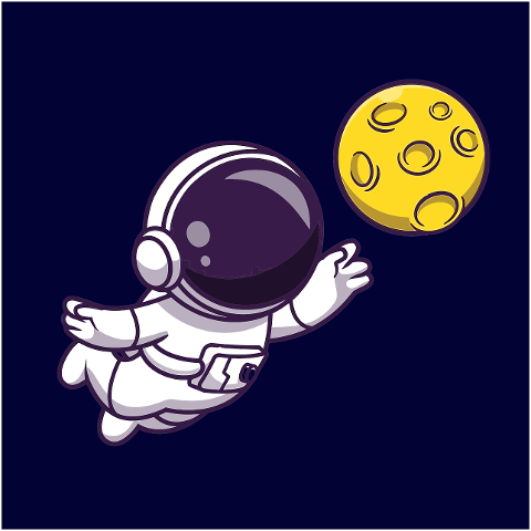 space-astronaut-moon-earth-6862701