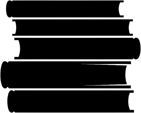 books-stack-pile-silhouette-black-10052547