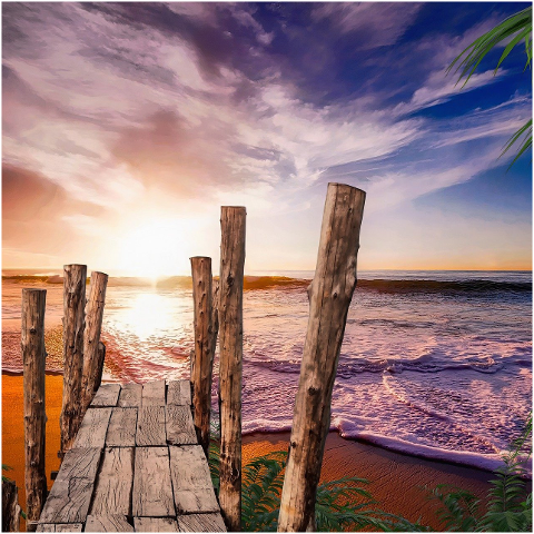 beach-sunset-dock-pier-sea-ocean-6279749