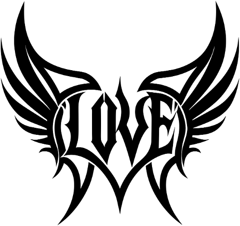 love-wings-typography-flying-8789445