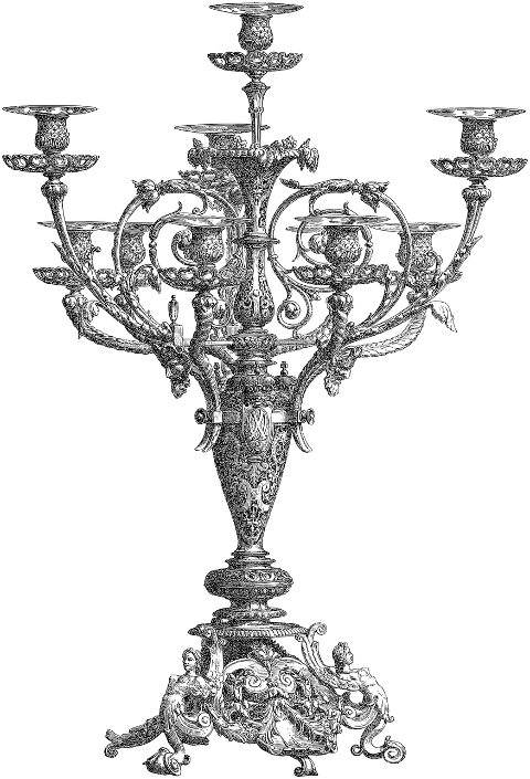 candelabra-candleholder-line-art-7242659