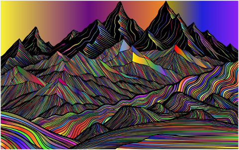 mountains-landscape-line-art-nature-8700707