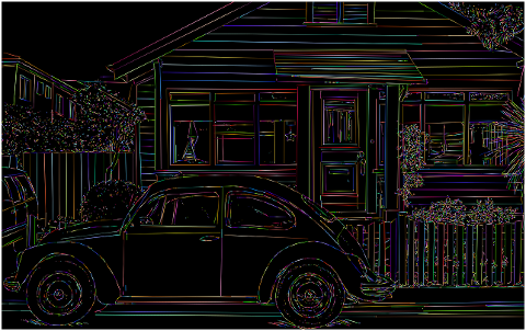 house-neighborhood-car-psychedelic-8546591