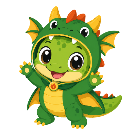 baby-lizard-lizard-mascot-10314997
