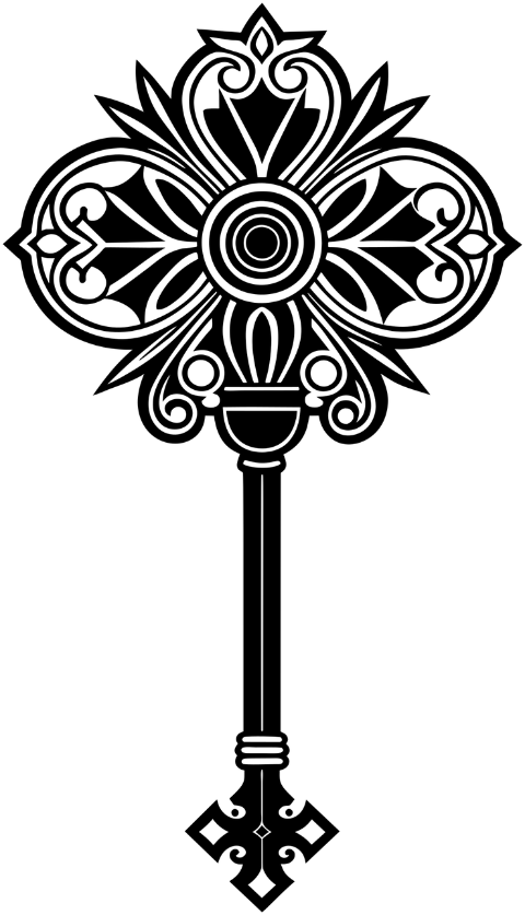 ai-generated-key-lock-silhouette-8821518
