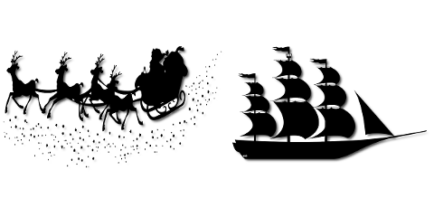 ship-santa-sleigh-silhouette-6310057