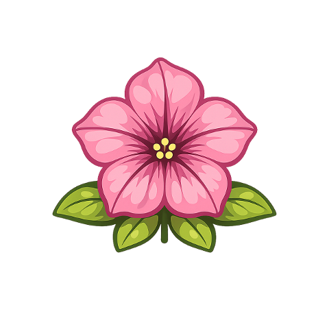 petunia-pink-flower-green-leaves-10362838