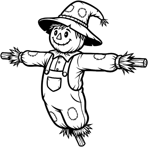 scarecrow-outline-autumn-hat-9935012
