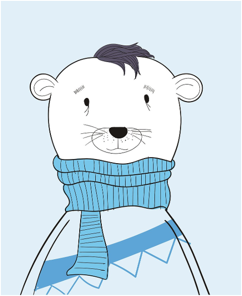 bear-scarf-winter-cute-animal-6255521
