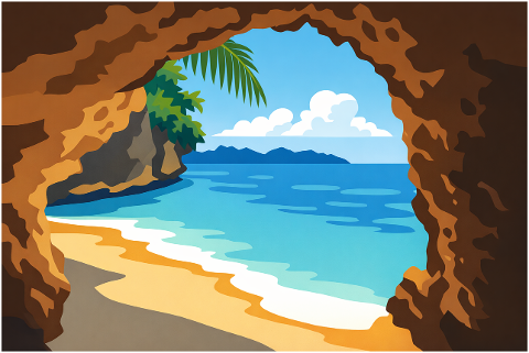 tropical-beach-beach-cave-sea-cave-10146944